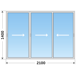 Остекление для беседки раздвижной системой