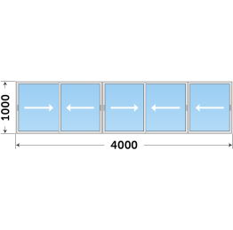 Остекление из алюминиевого профиля для террасы под ключ