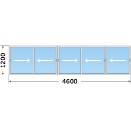 Остекление алюминием для беседки