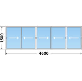 Остекление алюминием для террасы под ключ