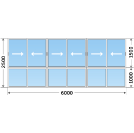 Остекление лоджии из алюминия панорамное